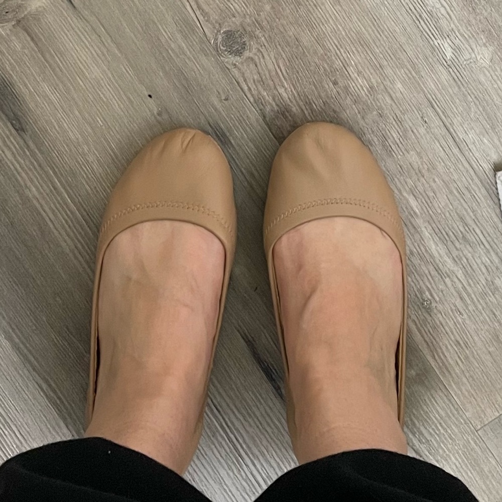 Lucky Brand Nude Ballet Flats